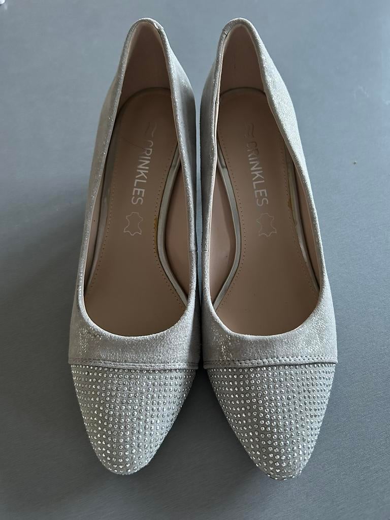 Crinkles pumps maat 37, Escarpins, Comme neuf, Enlèvement, Gris