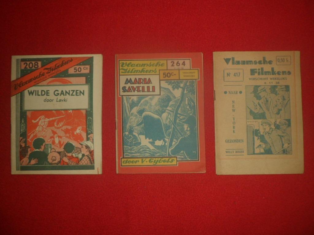 Vlaamsche Filmkens / oude, vooroorlogse nummers, Boeken, Ophalen of Verzenden, Zo goed als nieuw, Lavki / Gijbels / Roger, Fictie