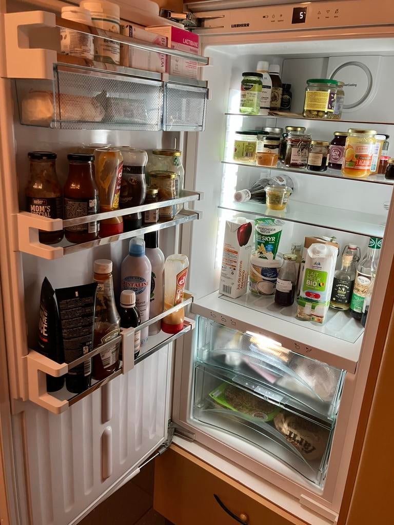 Frigo Liebherr encastré, 120 à 140 cm, Sans bac à congélation, Enlèvement, Utilisé