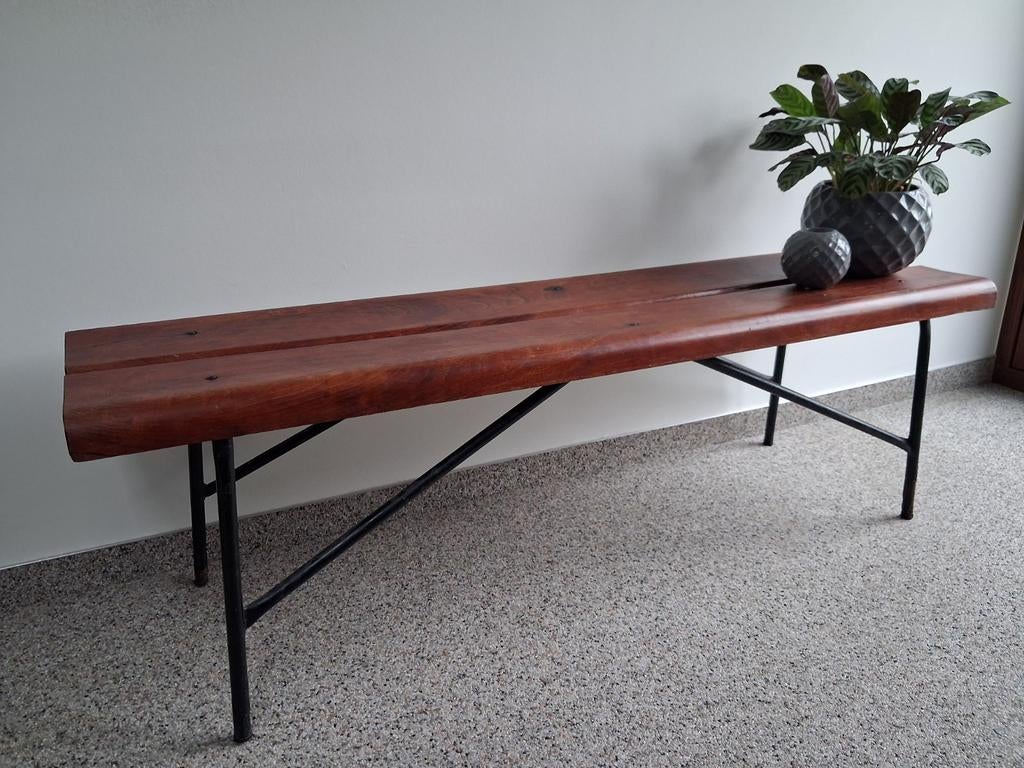 Banc de gym vintage pour bureau d'école, Enlèvement