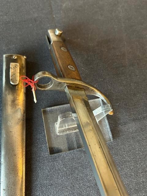 Belgische bajonet Mauser M1889, Verzamelen, Ophalen of Verzenden, Landmacht, Overige typen