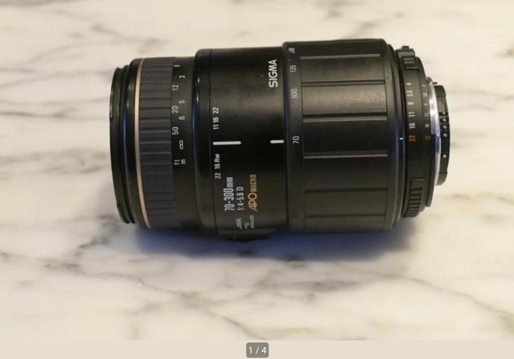 Macro Sigma 70-300 mm f/4-5,6 D APO pour Nikon., Enlèvement ou Envoi, 1980 à nos jours, Lentille ou Lentilles