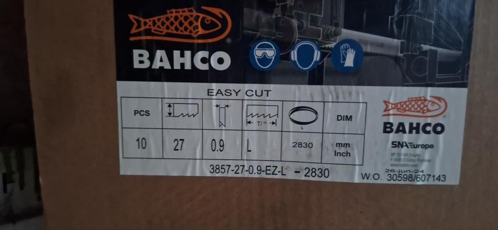 Bahco metaal lintzagen, Ophalen of Verzenden, Zo goed als nieuw