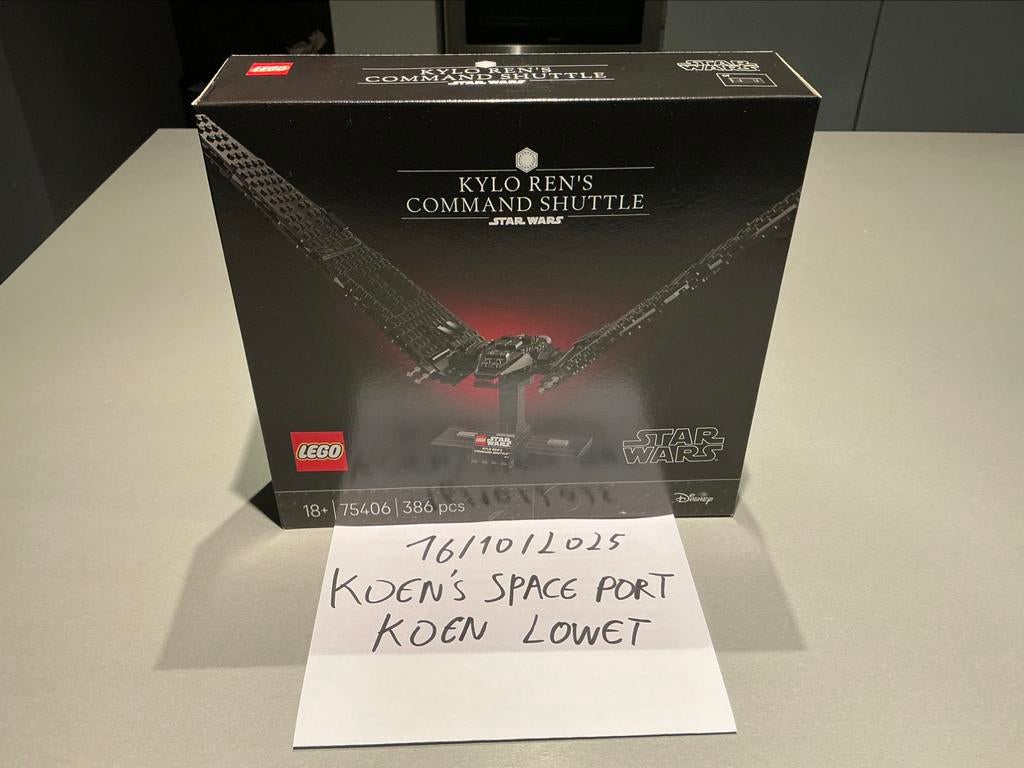 Lego Star Wars 75406 Kylo Ren’s Command Shuttle, Ophalen of Verzenden, Nieuw, Complete set, Lego