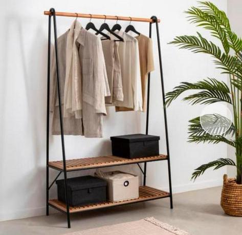 Portant vêtements bois, Enlèvement ou Envoi