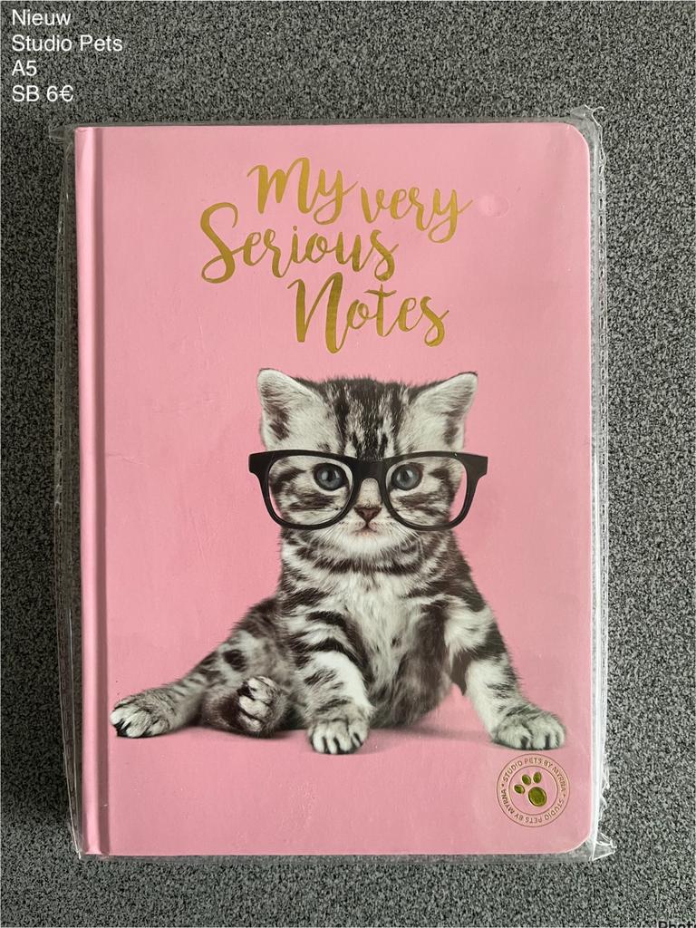 Notitieboekje A5 Studio Pets, Diversen, Notitieboeken, Ophalen of Verzenden, Nieuw, A5