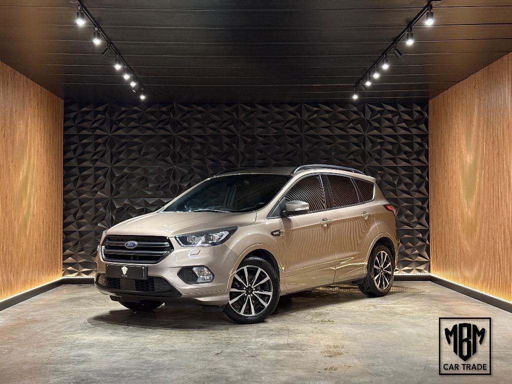 ✅ Ford Kuga 1.5 EcoBoostST Line GARANTIE Camera Trekh 1.Eig, Voorwielaandrijving, 4 cilinders, 164 g/km, Beige