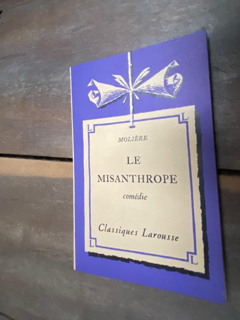 Le Misanthrope Molière Classiques Larousse 1933 Exc état, Boeken, Literatuur, Gelezen, België, Verzenden