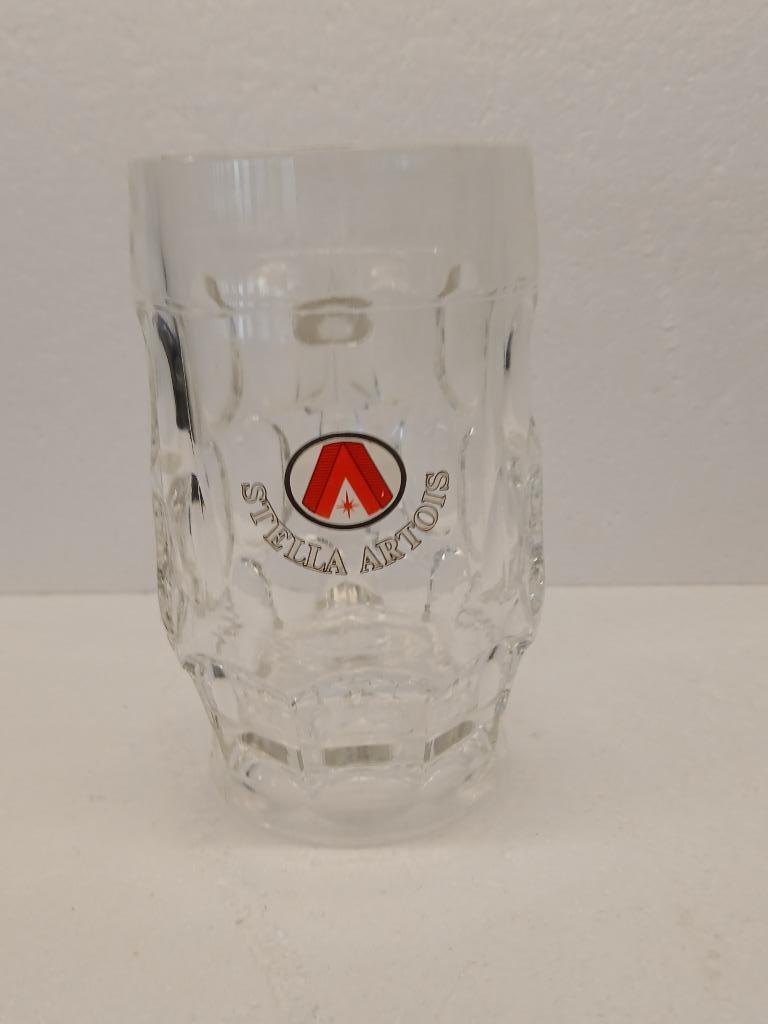 Ancienne chope en verre STELLA ARTOIS  25 cl en très bon éta, Collections, Marques de bière, Utilisé, Verre ou Verres, Stella Artois
