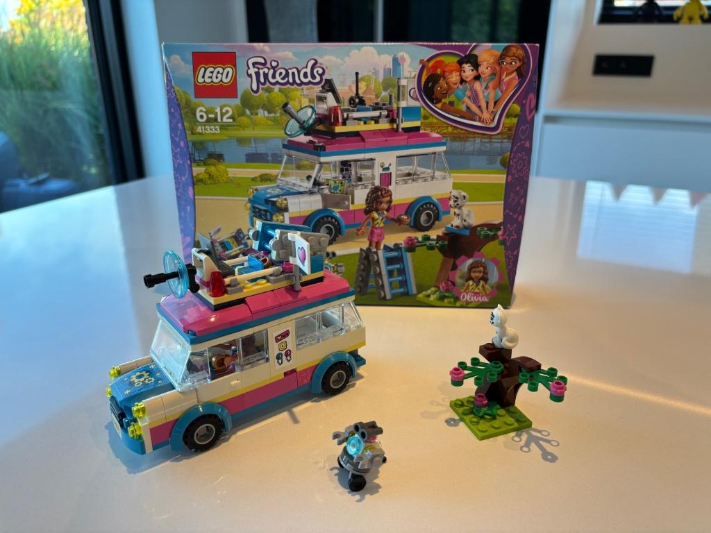 LEGO Friends (41333) Olivia's missievoertuig, Ophalen, Zo goed als nieuw, Complete set, Lego