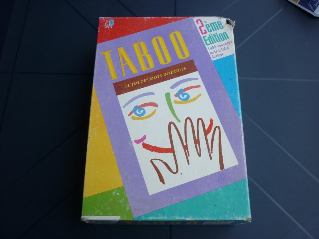 Jeu de société - Taboo 2ième édition - MB, Trois ou quatre joueurs, Enlèvement ou Envoi, Utilisé