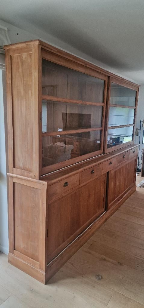 Teak buffetkast, Ophalen, Gebruikt, Met deur(en), 200 cm of meer