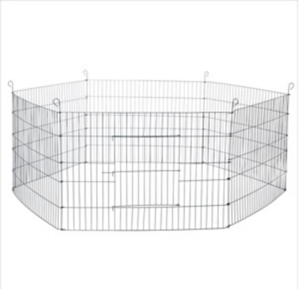 Parc à Chiots Métal 90x63cm Noir, Animaux & Accessoires, Enlèvement, Neuf