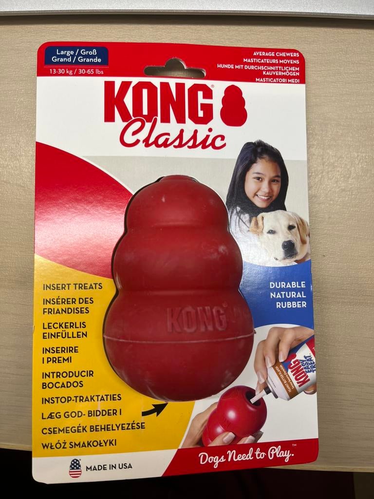 Kong Classic L NIEUW, Animaux & Accessoires, Jouets pour chiens, Neuf, Jouets à mâcher, Enlèvement