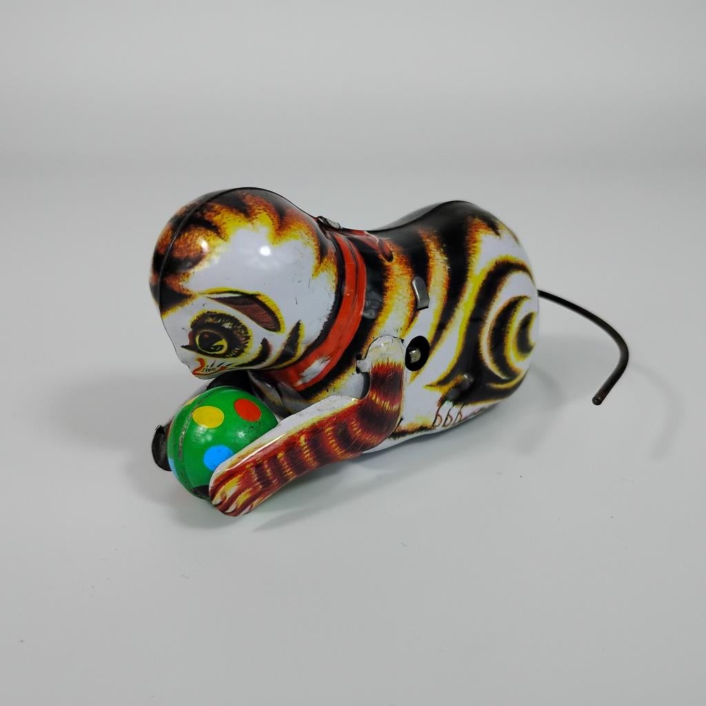 Jouet mécanique "Chat roulade babale", Antiquités & Art, Antiquités | Jouets, Enlèvement ou Envoi