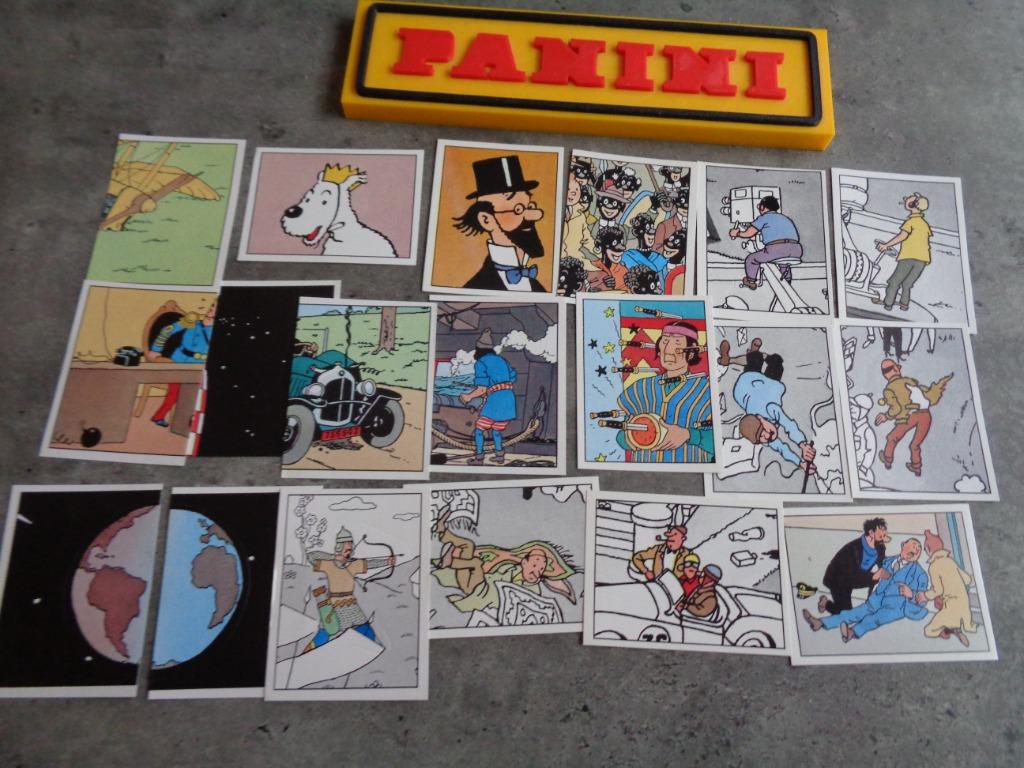 PANINI TINTIN TINTIN 19X STICKERS ANNÉE 1989, Envoi
