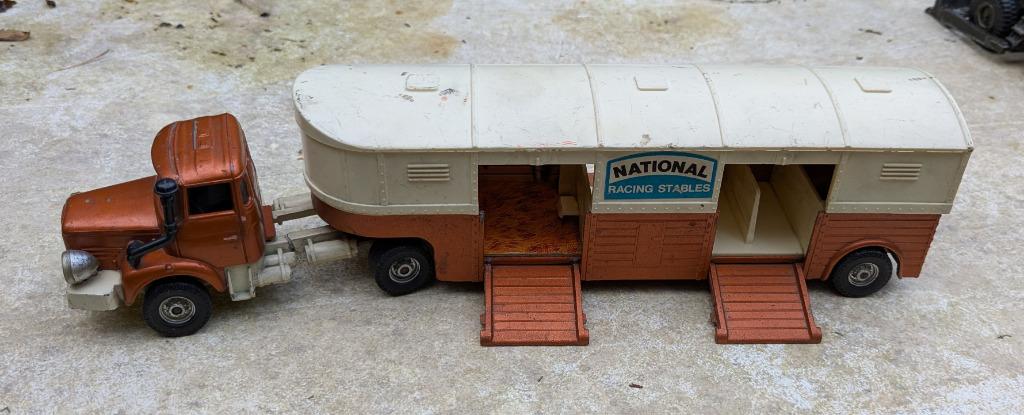 Corgi Major Toys - Articulated Horse Box, Enlèvement ou Envoi, Utilisé, Bus ou Camion