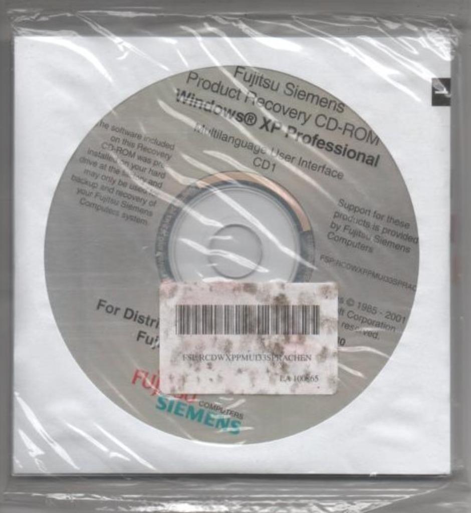 Windows XP Professional Recovery Cd'S 5 st (Nieuwstaat), Computers en Software, Ophalen of Verzenden, Nieuw, Windows