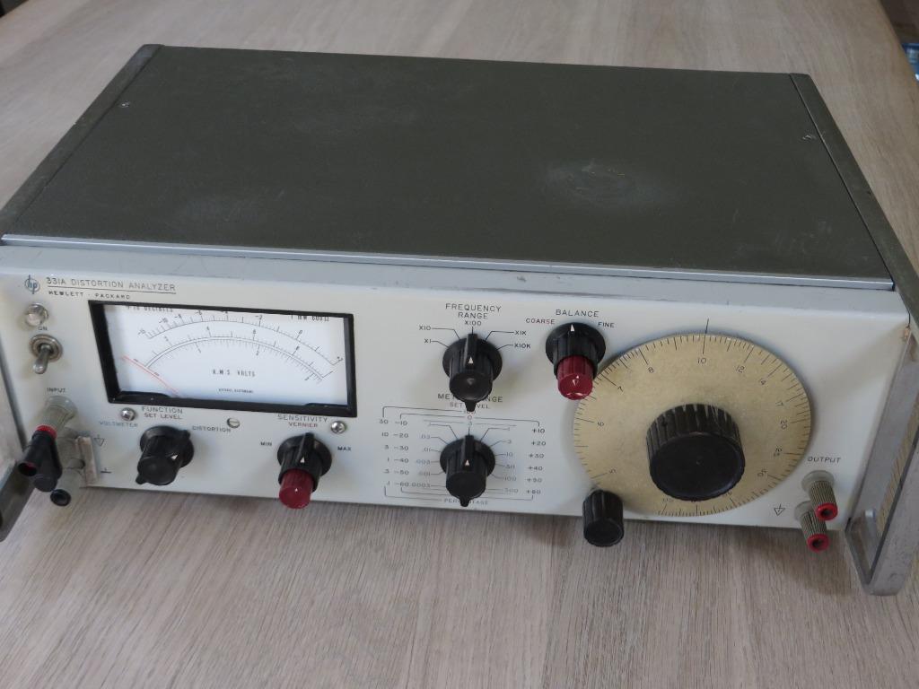 HP 331A Distortion Analyzer - vintage test equipment, Enlèvement ou Envoi, Utilisé, Autres appareils de mesure ou compteurs