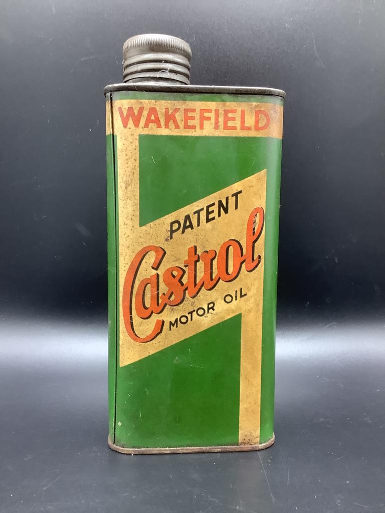 Oude Castrol oliekan, Verzamelen, Ophalen of Verzenden, Zo goed als nieuw