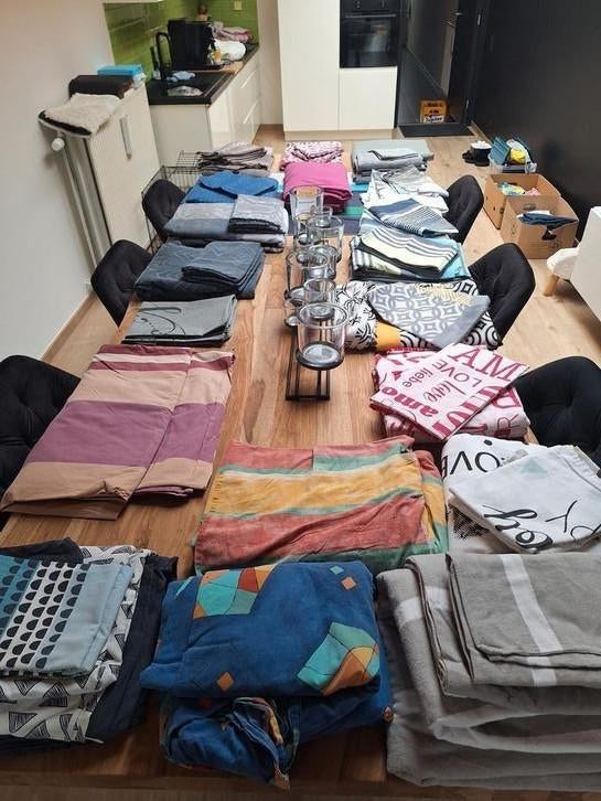 Diverses housses de couette 240x220 à vendre, Enlèvement, Comme neuf