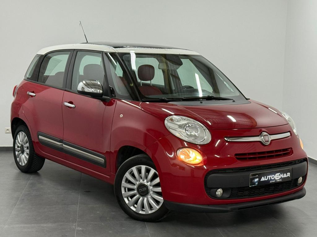 Fiat 500L 1.6 Multijet - Airco - Toit Pano - Carnet, Autos, Fiat, Rouge, Euro 5, Achat, Entreprise