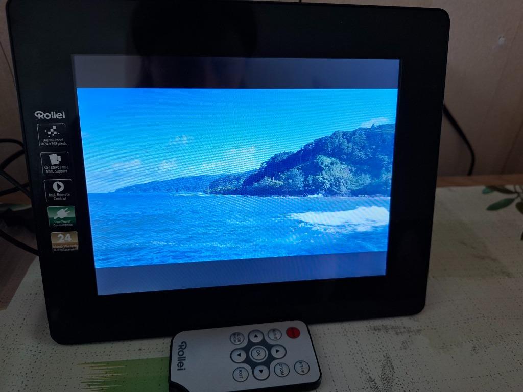 Digitale fotolijst, Ophalen, Zo goed als nieuw, 8 tot 12 inch, Afstandsbediening