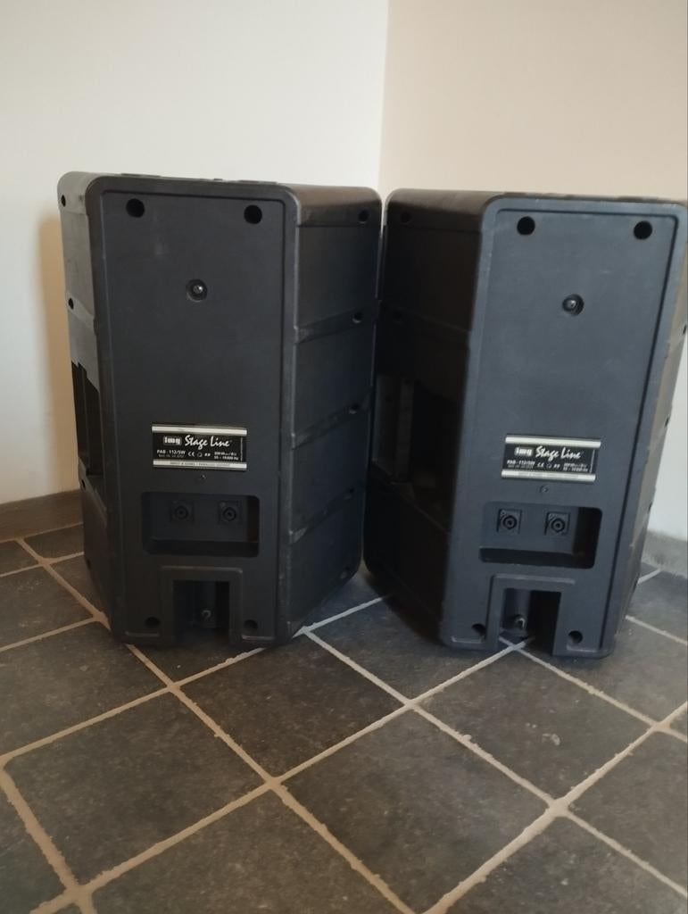 Ampli + 2 haut-parleurs Stage Line, Musique & Instruments, Enlèvement, Utilisé