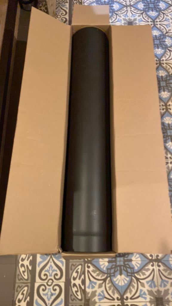 Kachelbuis 1000mm, Doe-het-zelf en Bouw, Ophalen, Gebruikt, Minder dan 2 meter, Rechte buis