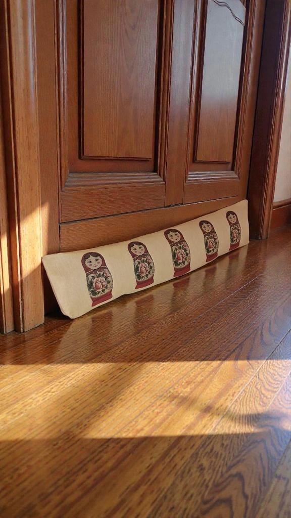 Boudin de Porte Tapisserie Poupées Russes Matriochka 90 cm -, Enlèvement ou Envoi, Neuf, Autres couleurs, Autres formes