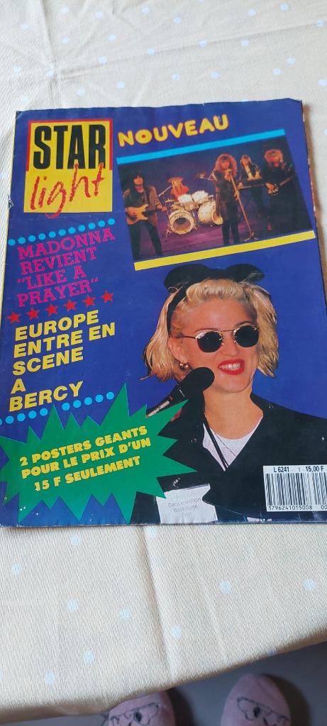 Starlight popmuziek tijdschrift jaren 80 Madonna en Europe, Ophalen of Verzenden, Zo goed als nieuw