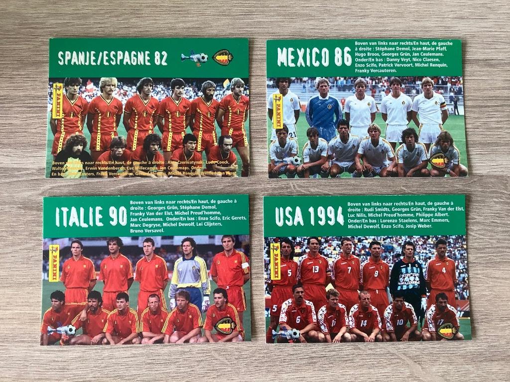 Panini kaarten Rode Duivels WK1994, Verzamelen, Ophalen of Verzenden, Zo goed als nieuw, Poster, Plaatje of Sticker
