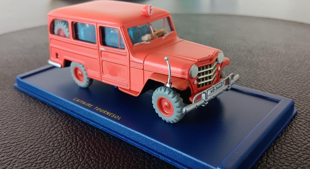 Kuifje brandweerjeep, Ophalen of Verzenden, Kuifje, Zo goed als nieuw, Overige typen