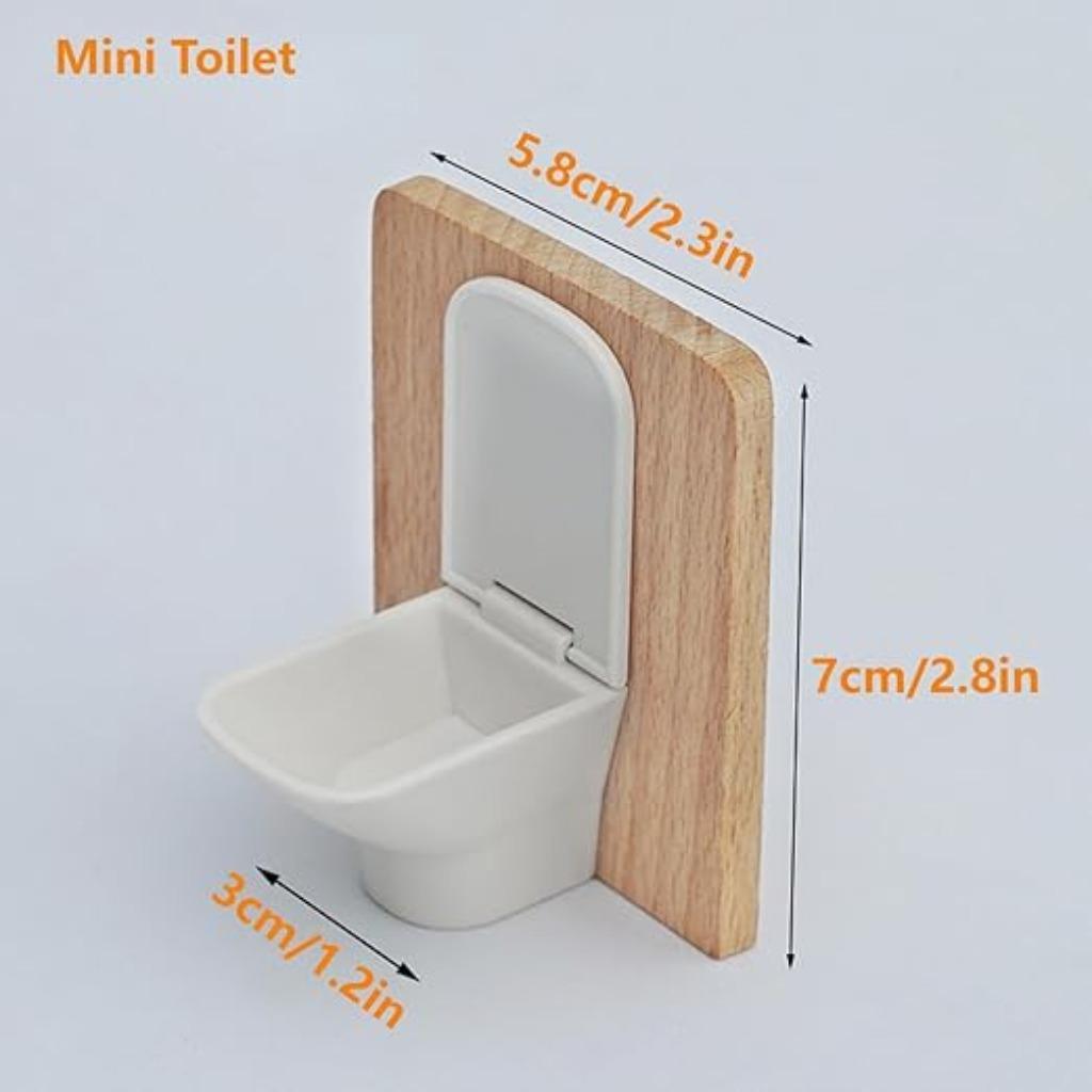 Meubles miniatures pour maison de poupée, salle de bain, LIV, Envoi, Neuf, Maison de poupées