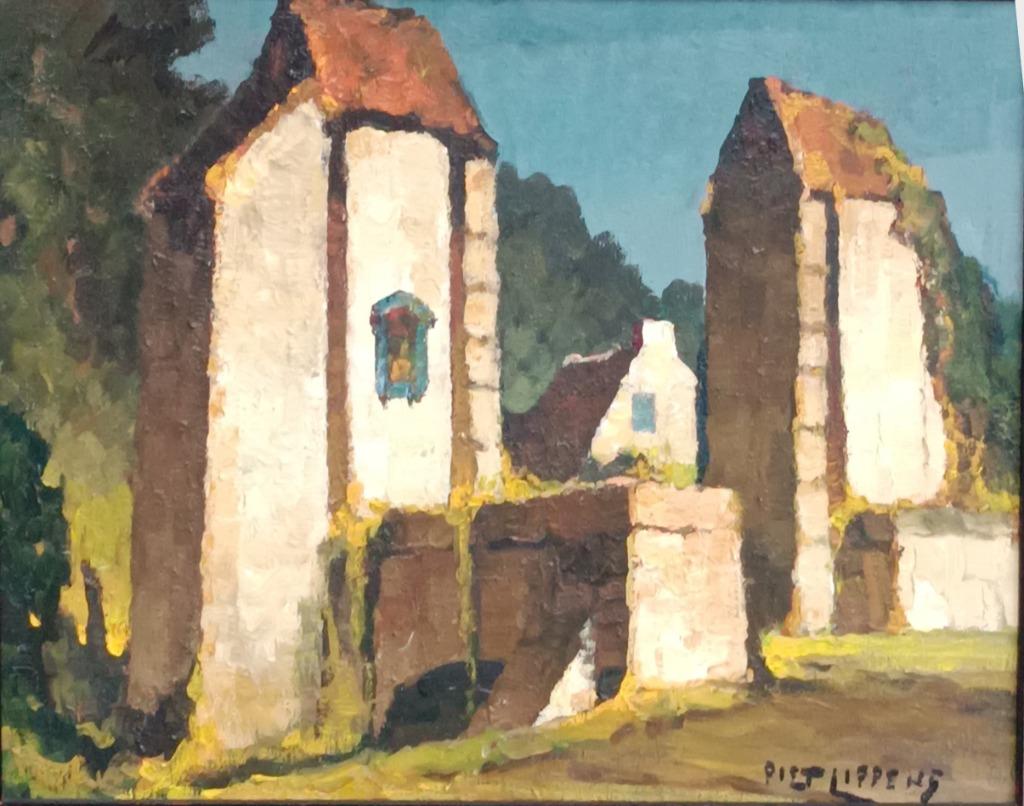 Piet Lippens (1890-1981): Poort (O/D, 74 x 64 cm), Enlèvement ou Envoi