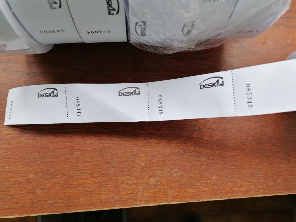 Ticketrollen, Tickets en Kaartjes