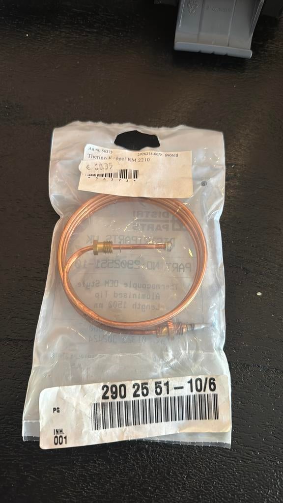 Thermocouple pour réfrigérateur Dometic RM2210, Enlèvement ou Envoi, Neuf