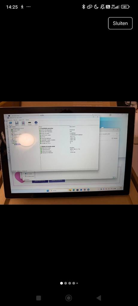 Microsoft Surface Pro 5, Computers en Software, Windows Laptops, Ophalen, 256 GB, 8 GB, Met touchscreen