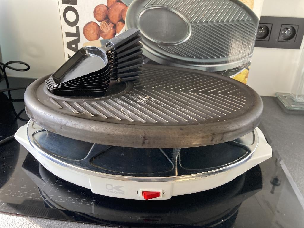 Kalorik Raclette-Grill Gourmet-Set, Ophalen of Verzenden, Zo goed als nieuw, 8 personen of meer