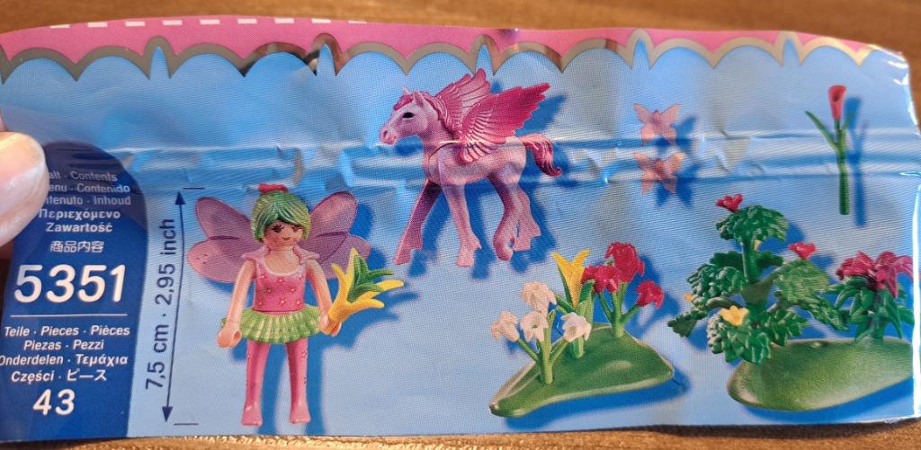 Playmobil 5351 Lentefee met pegasusveulen kersenbloem, Ophalen of Verzenden, Zo goed als nieuw, Complete set