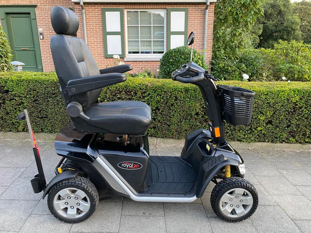 Voiturette électrique Royal 20 à 4 roues 20km/h Scootmobiel, Enlèvement ou Envoi, Pliant, Comme neuf, Fauteuil roulant électrique