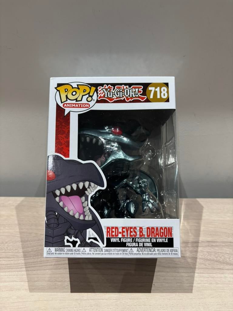Funko Pop! Yu-Gi-Oh! 718 Red-Eyes Black Dragon  Funko, Enlèvement ou Envoi, Comme neuf