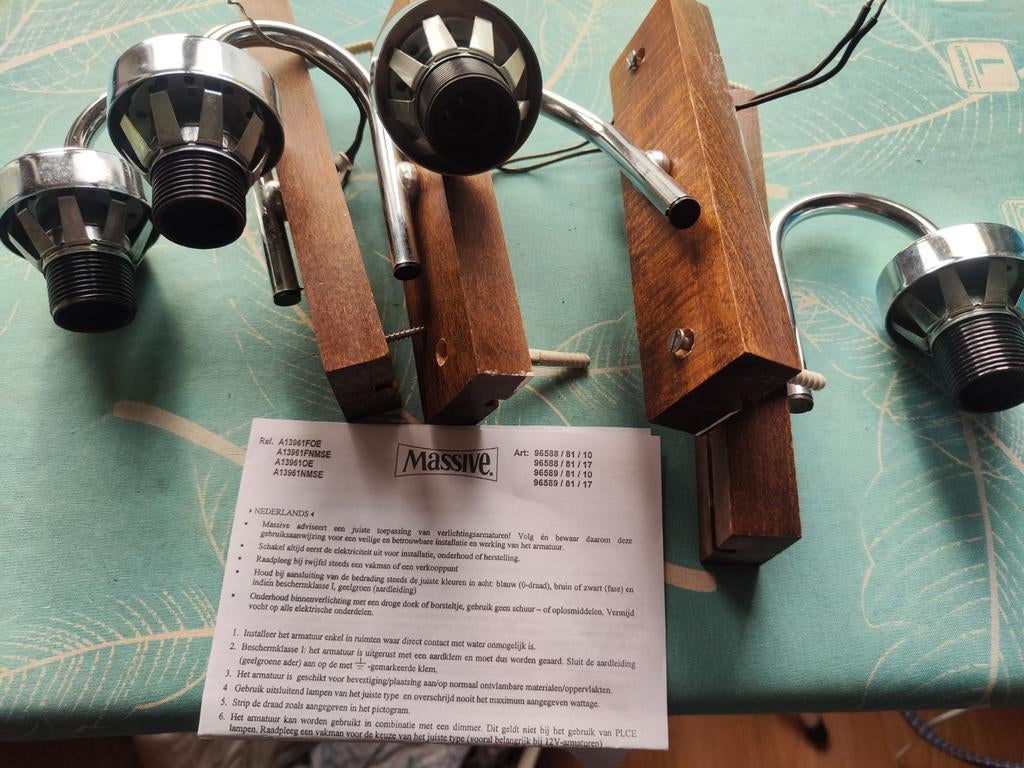 Applique murale Massive vintage, Enlèvement, Utilisé