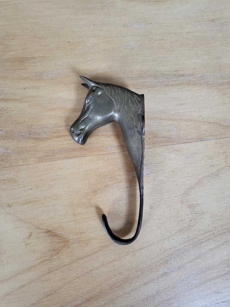 Crochet / Porte clé tête de cheval en cuivre, Antiquités & Art, Enlèvement, Cuivre