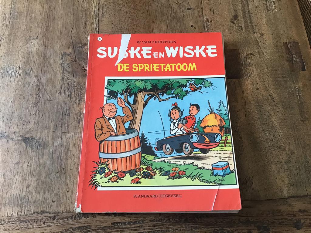 Suske en Wiske De sprietatoom, Ophalen of Verzenden, Gelezen