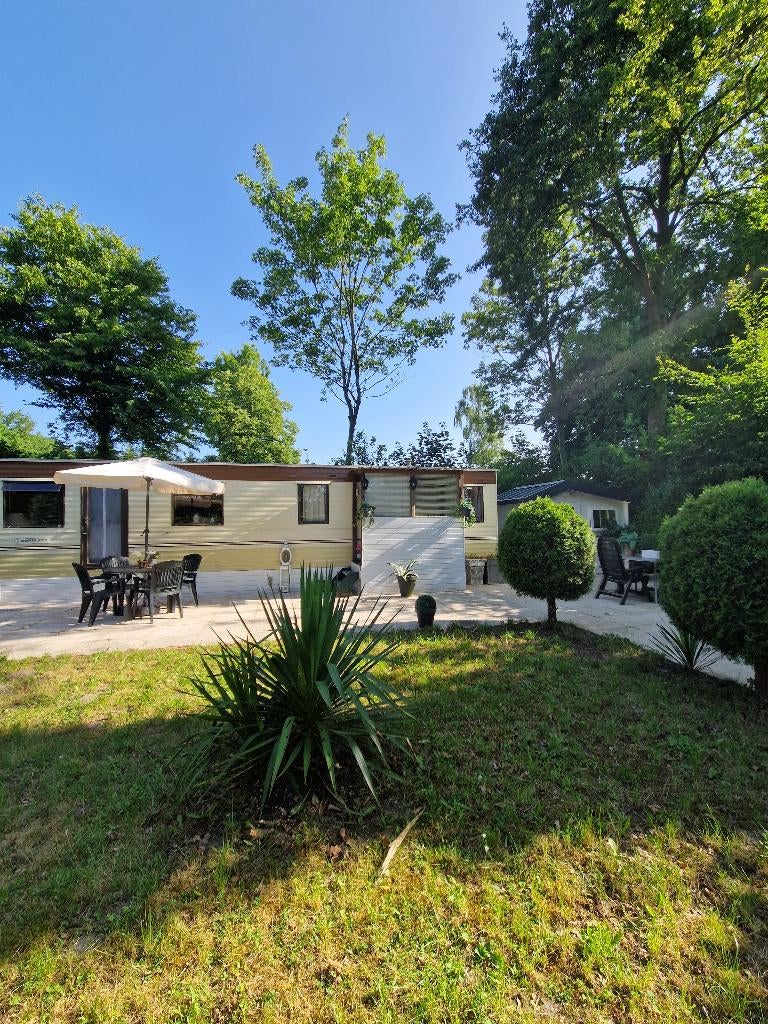 Nette Atlas Debonair stacaravan in Hoeven, Caravans en Kamperen, Stacaravans, Tot en met 4