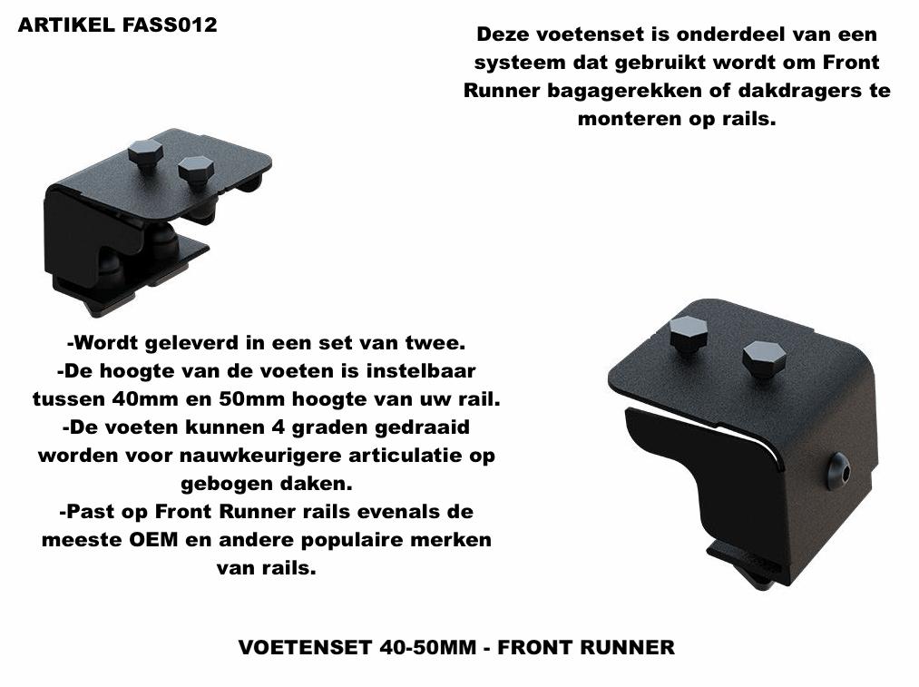 Front Runner Voeten sets FASS Serie Geschikt voor Front Runn, -, Verzenden, -, Nieuw