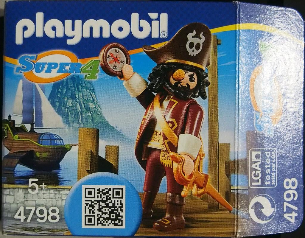 Playmobil set 4798 Haaibaard in nieuwstaat, Ophalen, Zo goed als nieuw, Complete set