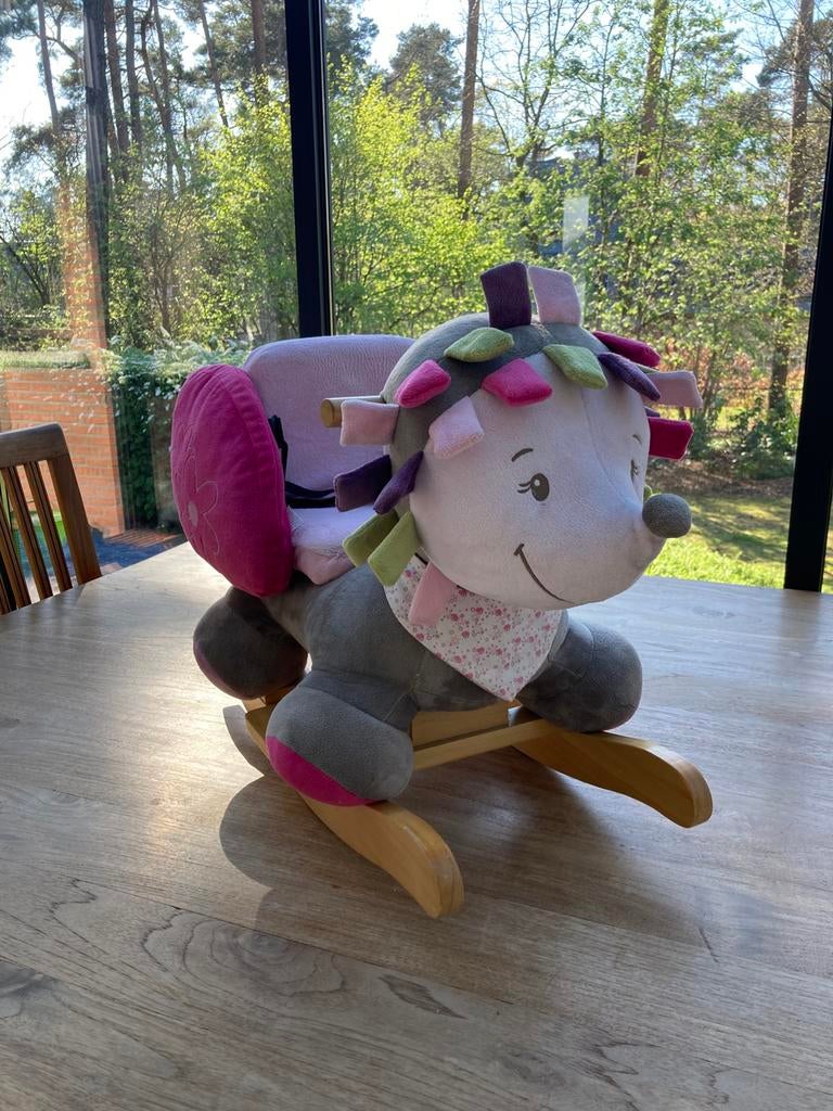 Nattou schommeldier - egel, Kinderen en Baby's, Ophalen, Gebruikt