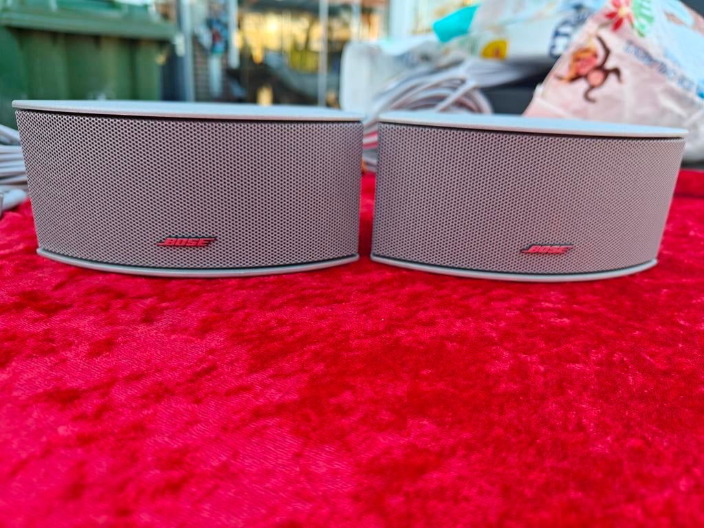 Bose 321 Gemstone luidsprekers 2x zilvergrijs, Ophalen of Verzenden